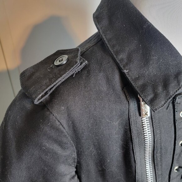 Goth Tripp NYC Black Coat - Picture 7 of 10